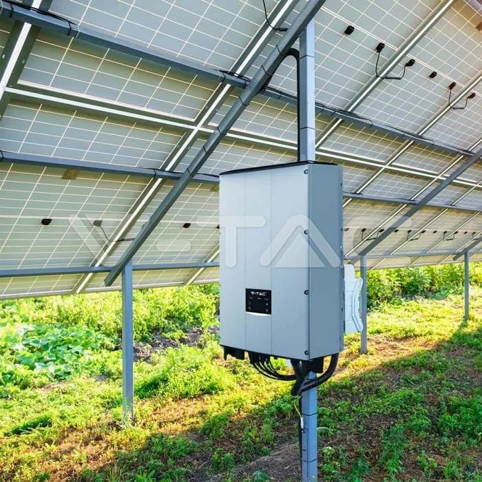 5kW On-Grid Solar Inverter LCD Display DC Switch Three Phase IP65 — view 8