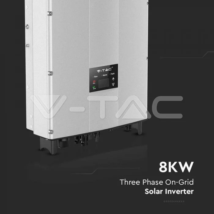 8kW On-Grid Solar Inverter LCD Display DC Switch Three Phase IP65 — view 4
