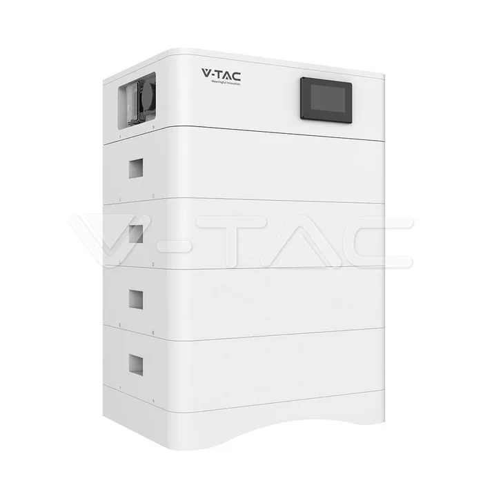 20.48kWh Stackable LiFePO4 Battery System (4×5.12kWh)