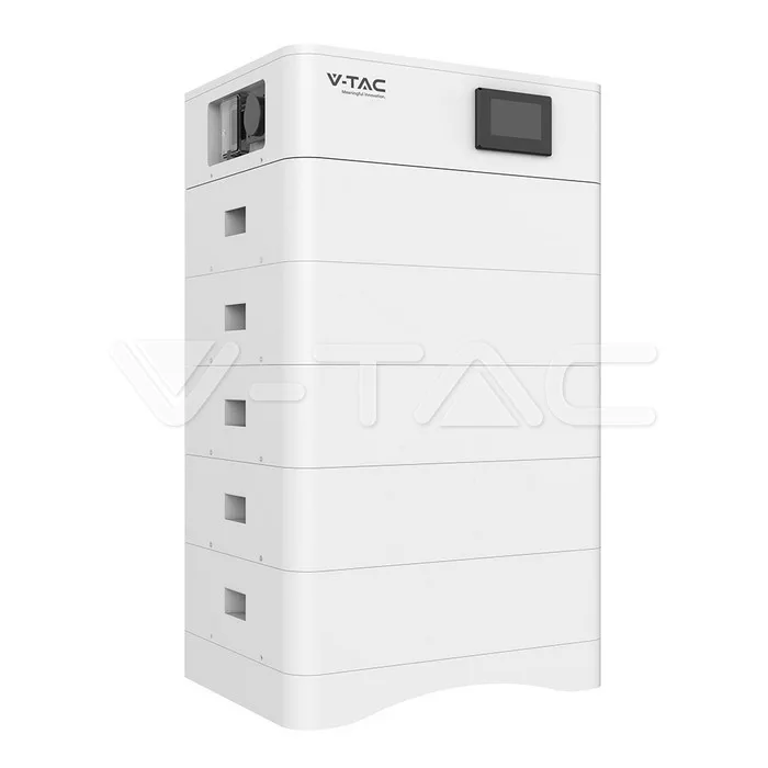 25.60kWh Stackable LiFePO4 Battery System (5×5.12kWh)