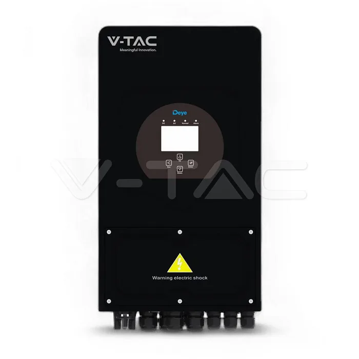15kW Hybrid Solar Inverter Three Phase Low Voltage Black 10yrs Warranty