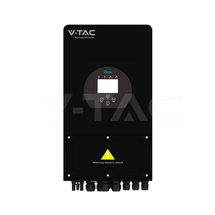 5kW Hybrid Solar Inverter Single Phase EU Specification 10YRS Warranty Black