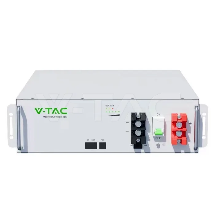 5.12kWh 51.2V LiFePO4 Rack Battery White