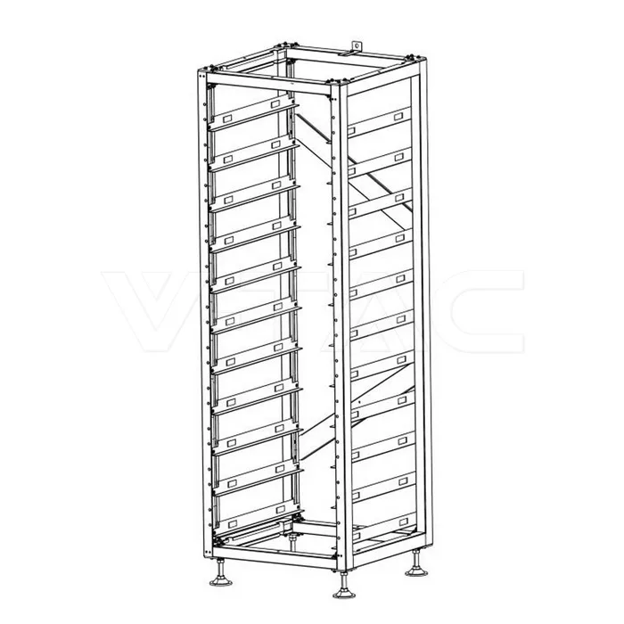 161.28kWh HV LiFePO4 Battery System Deye IP20 BOS-A — view 4
