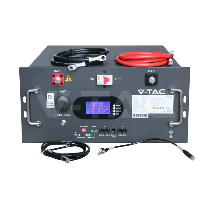 9.6kWh 48V LiFePO4 Rack Battery Wi-Fi Black — view 2